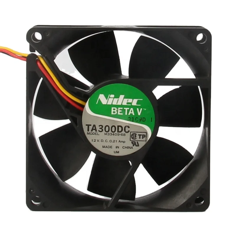 Новый Nidec 24V 48V DC12V 0.21A EC AC 80x80x25 мм 8 см 8025 3-проводной центробежный вытяжной вентилятор охлаждения M33409-68 шасси с осевым потоком