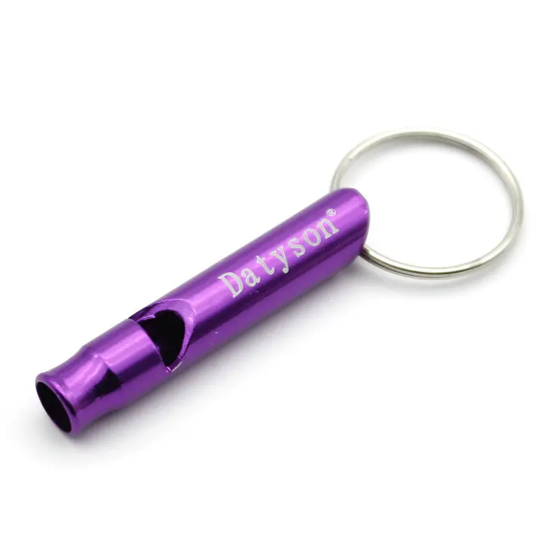 Wholesale Customized Whistle Aluminum Alloy Whistle Self Defence Outdoor Multifunctional Aid Whistle