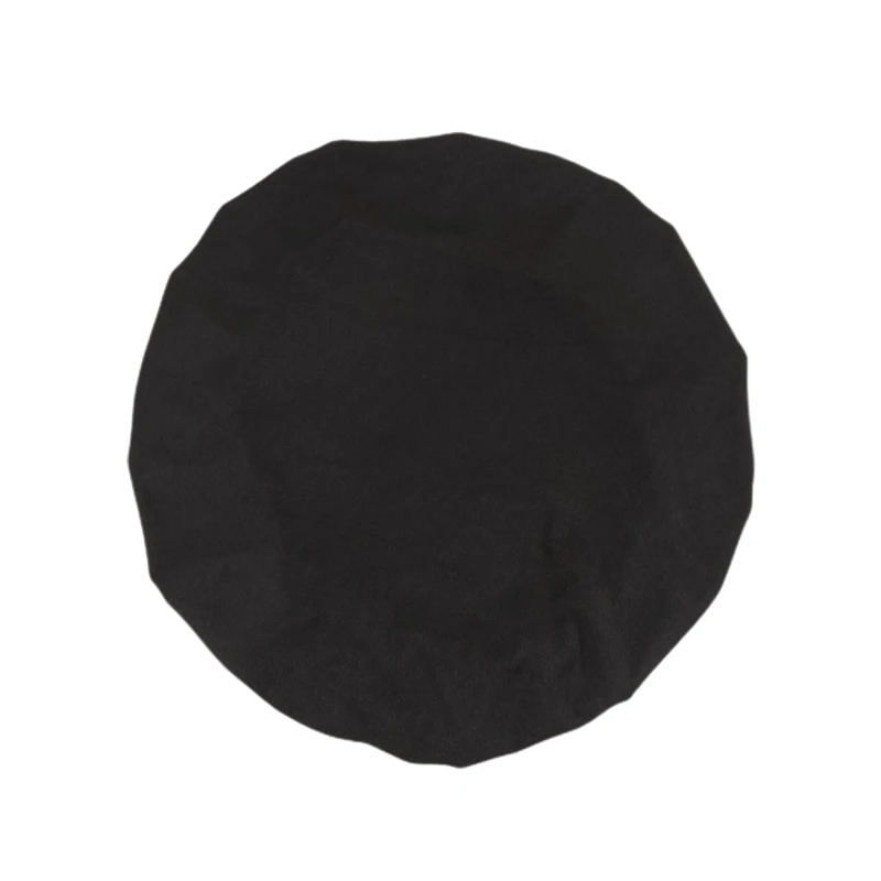 High Quality 250g Customizable Wholesale Classic Simple Outdoor Stretch spandex Black Chair Cushion Cover