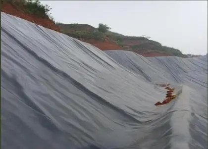 80mils HDPE Geomembrane for sewage plant, wastewater treatment plant, garbage burying field