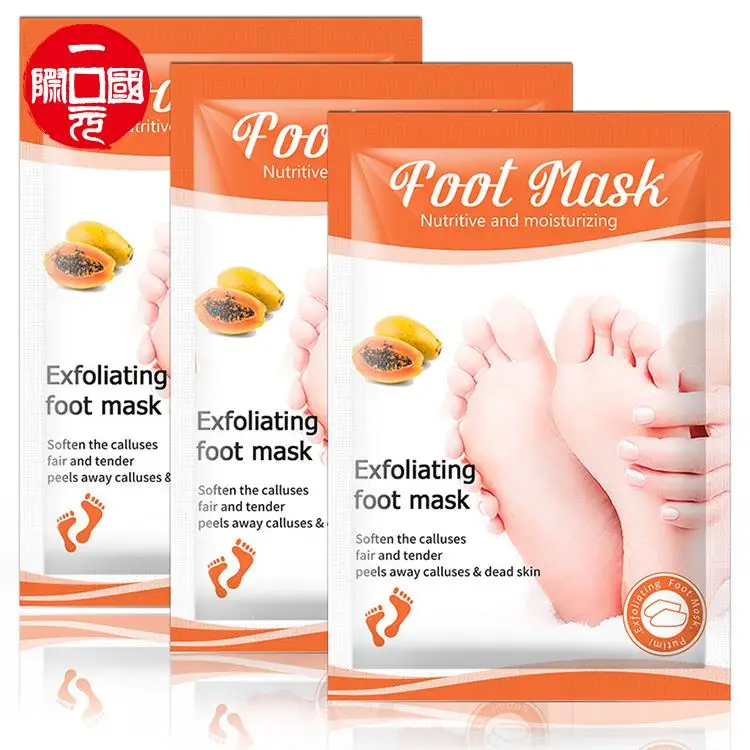 One dollar Private Label New produce hot product remove hard horny foot skin peel mask