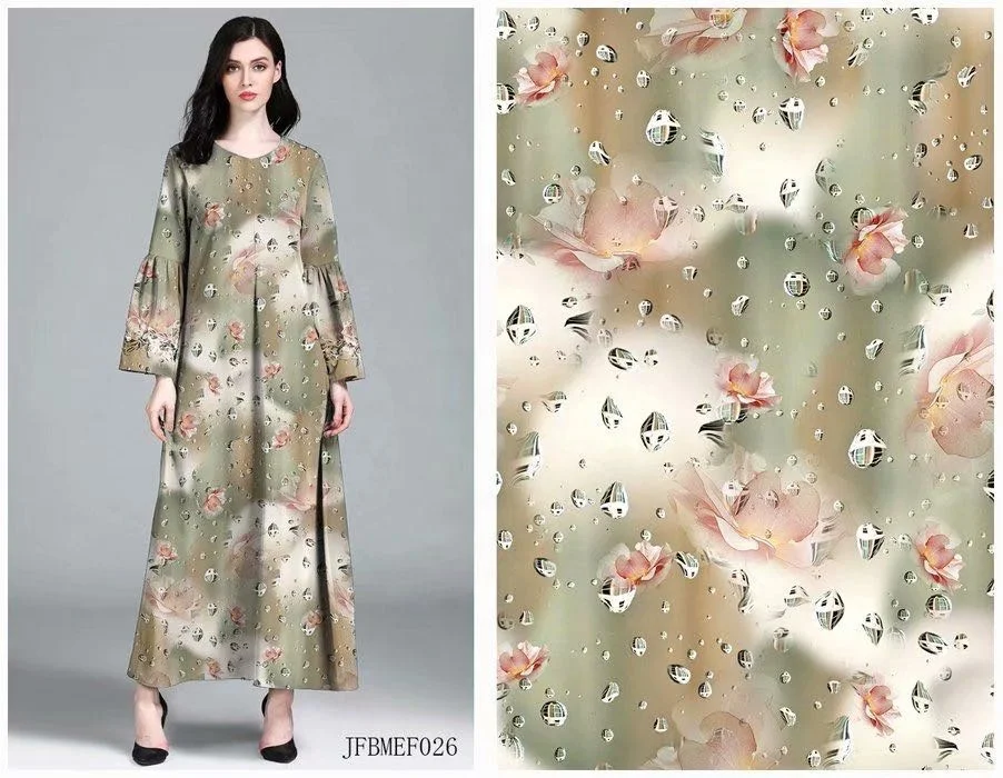  100% tencel вуаль тканые цифровые печатные ткани оптом Китай для платья и