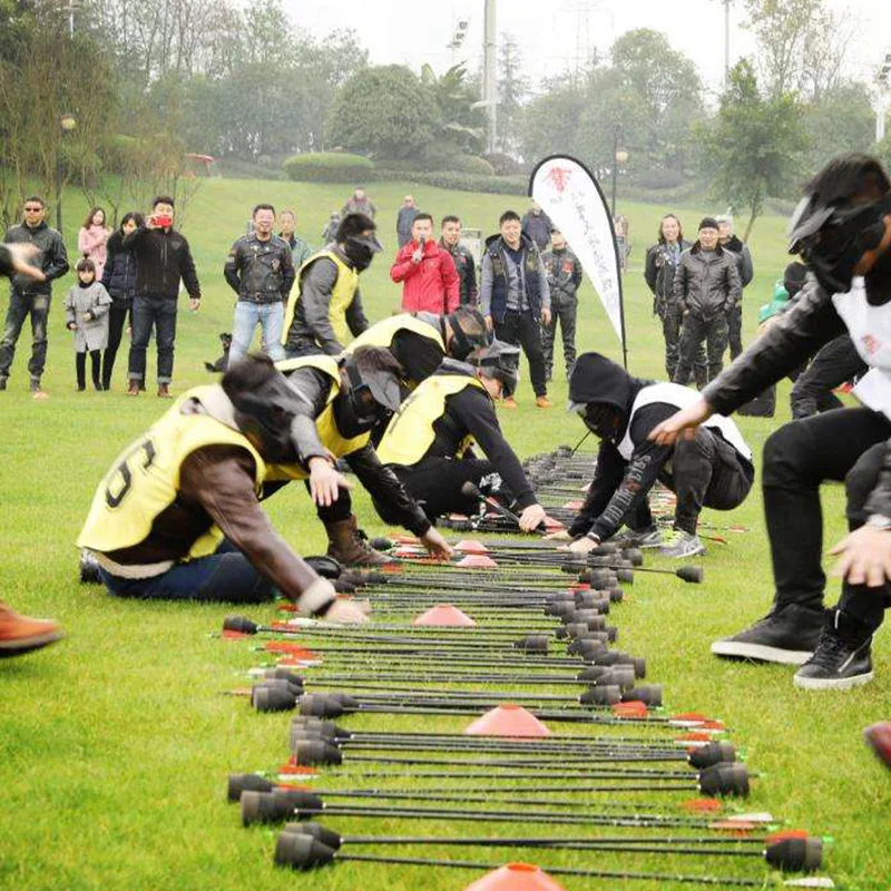 wholesale archery arena tag bow arrow head dodgebow foam tip