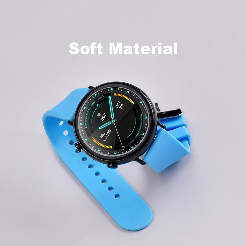 Durable TPU Silicone Watch Strap 20mm 22mm Anti Dust TPU Watch Band