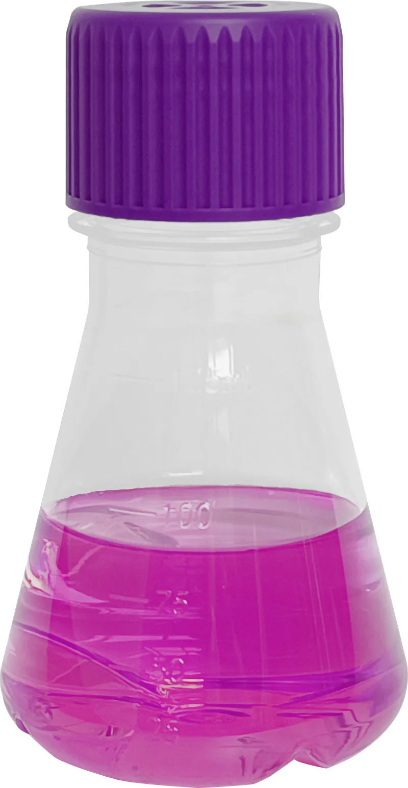 ETest Bottle Triangle Conical Breathable Cover Culture Cell Shake Flask