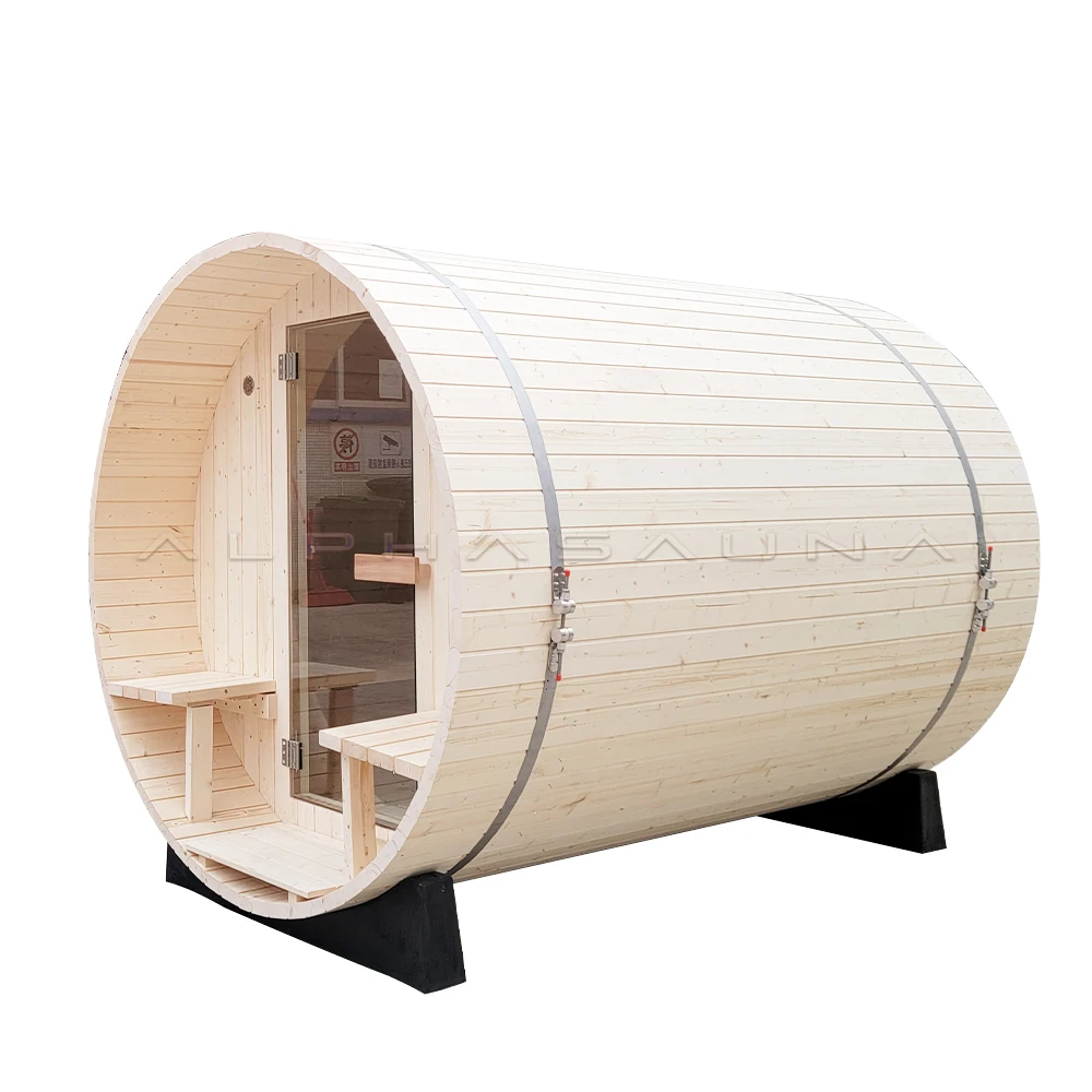 Barrel Sauna Canadian Barrel Sauna Made in China -in Ship in China