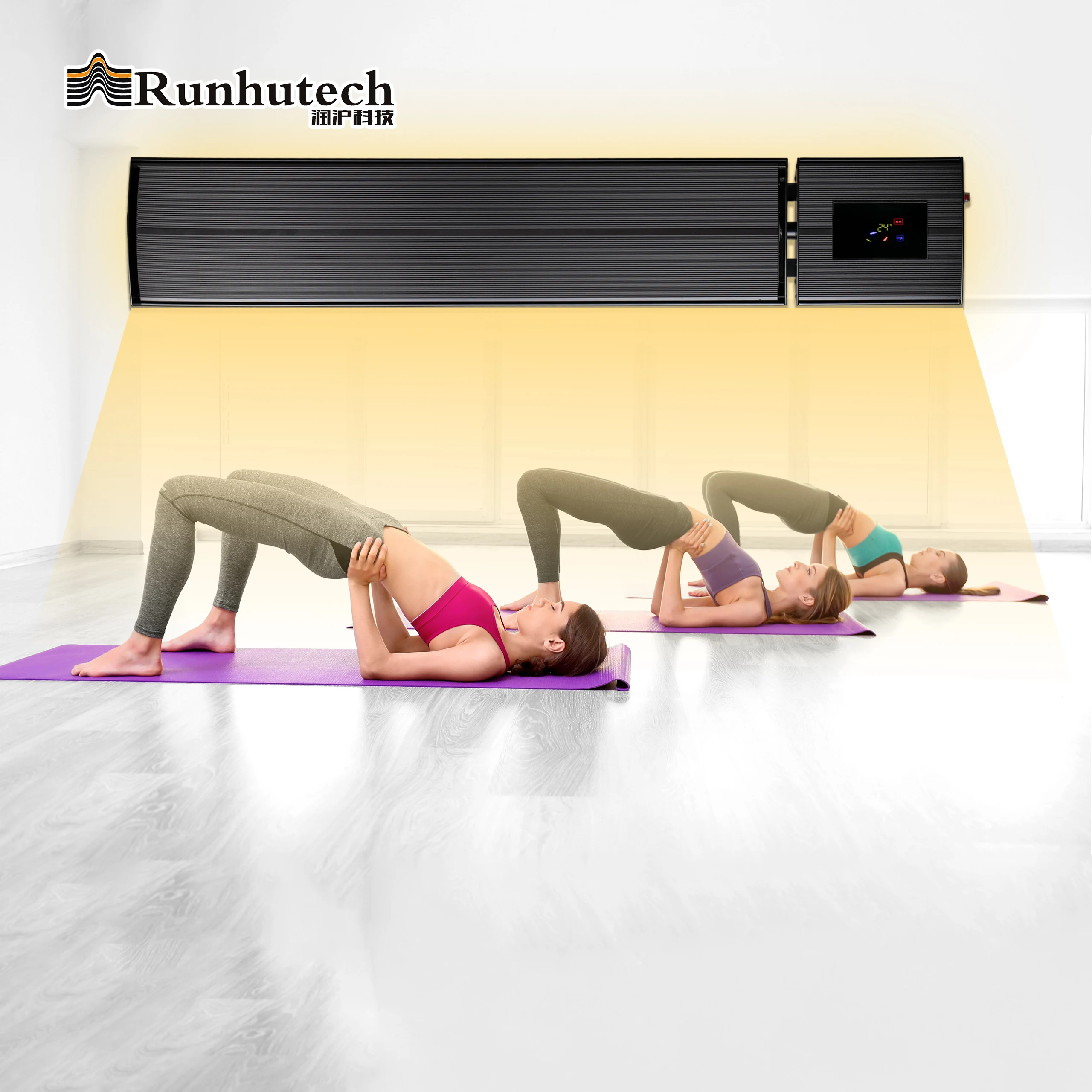 CE/GS comfortable ceiling hanging 1800W radiant electric heater with control