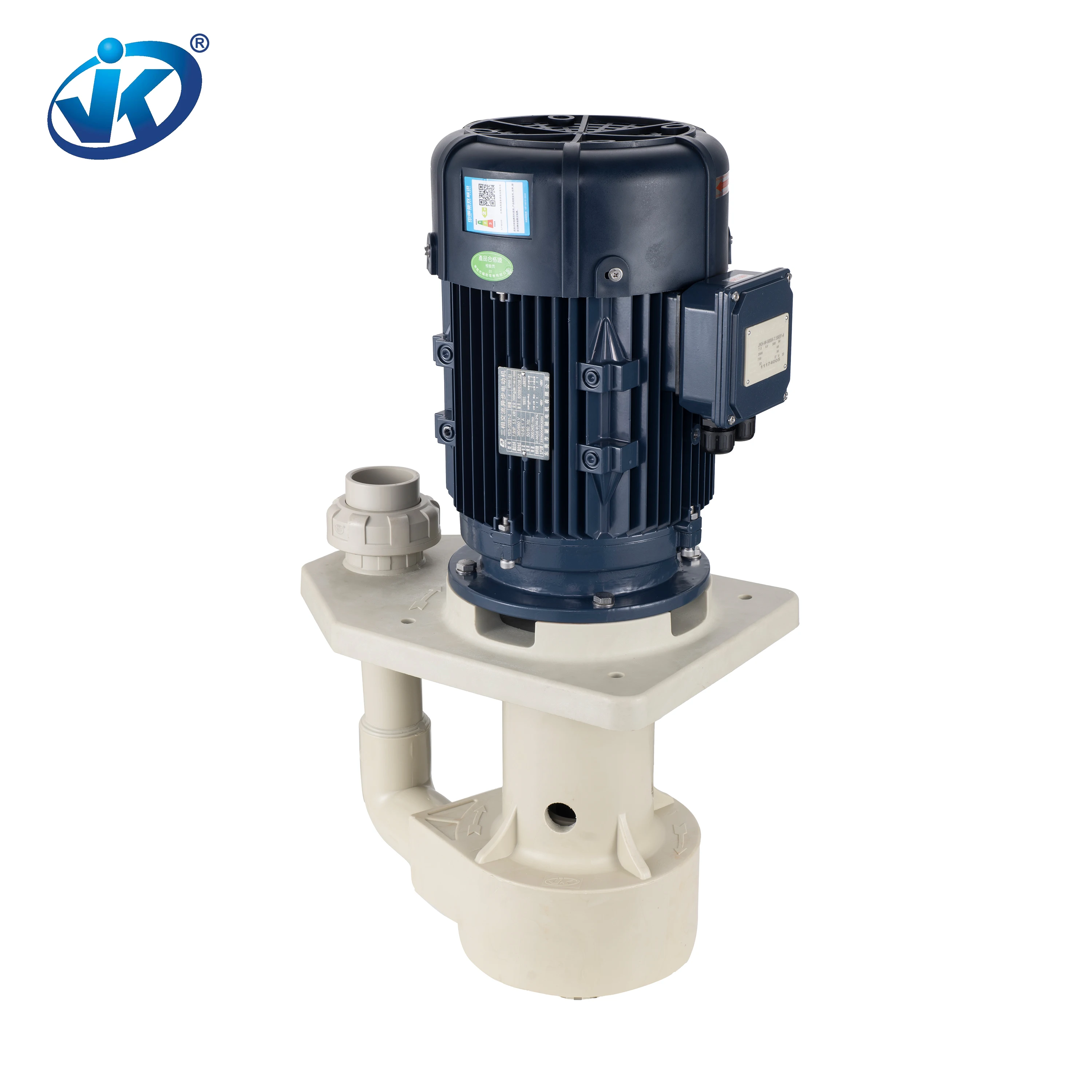 Vertical Centrifugal FRPP Sewage Submersible Water Hydrochloric Etching Acid Vertical Pump