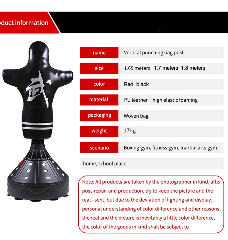 Heavy Adult Empty 6Ft Man Doorway filled dummy Punching Bag