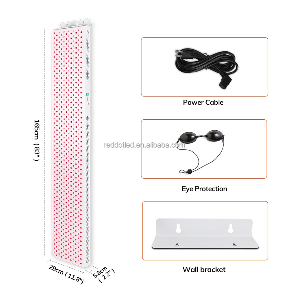 3000w red light therapy panel RDMAX  660nm 850nm full body red infrared light therapy light for Skin in Salon / gym / home use