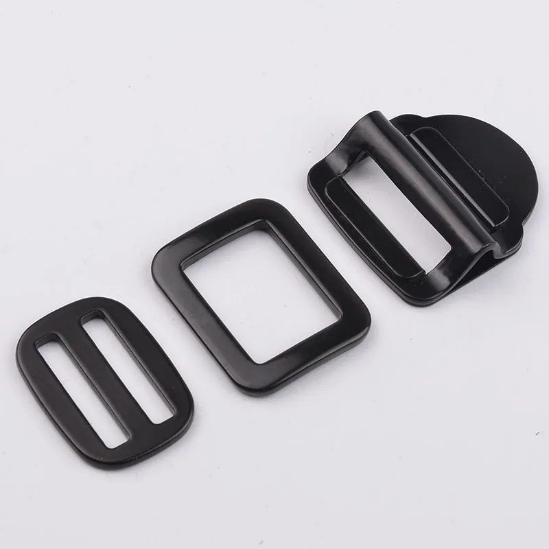 Inner Width Adjustable Tri Glide Buckle for Fall Protection Safety Harness Accessories JS Custom Cheap 25mm Sheet Steel 200 11g