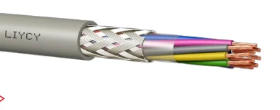 Tinned Copper Wire Braid LIYCY Shielded Control Cable For Date