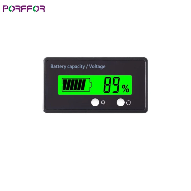 battery tester Voltmeter for 3s-28s Lithium Battery 12V24V36V48V60V Lead-acid Battery monitor from porffor factory