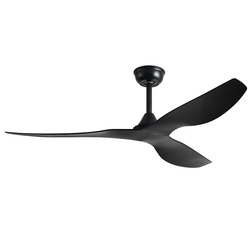 Best-Selling Modern Ceiling Fan with Simple Pure Color Design, 45 Inch Options, 220V, Remote Control, & 3 Durable ABS Blades