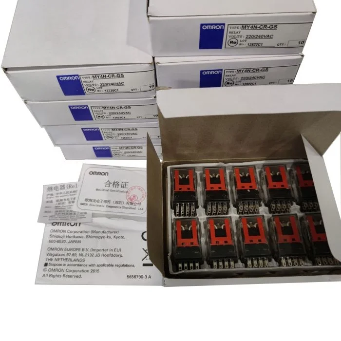 OMRON relay 220/240V AC48VDC 12VDC 110AC 24VDC  MY4N-CR-GS MY2N-CR-GS MY2N-GS