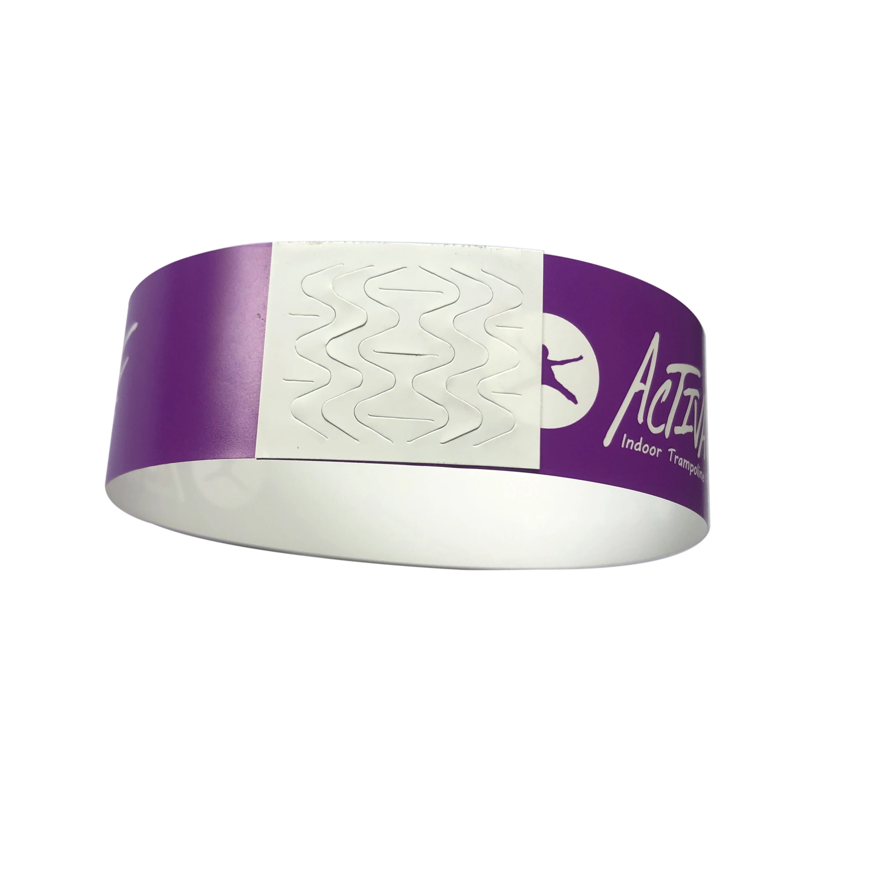 Easy to Use 1.9*25/2.5*25 cm RFID Tyvek Wristband