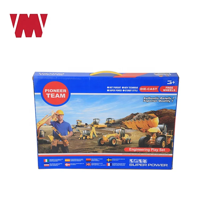 
High quality kids diecast collectables model vehicle gift toy cars 1:64 scale swat action and Engineering play sets 30pcs 