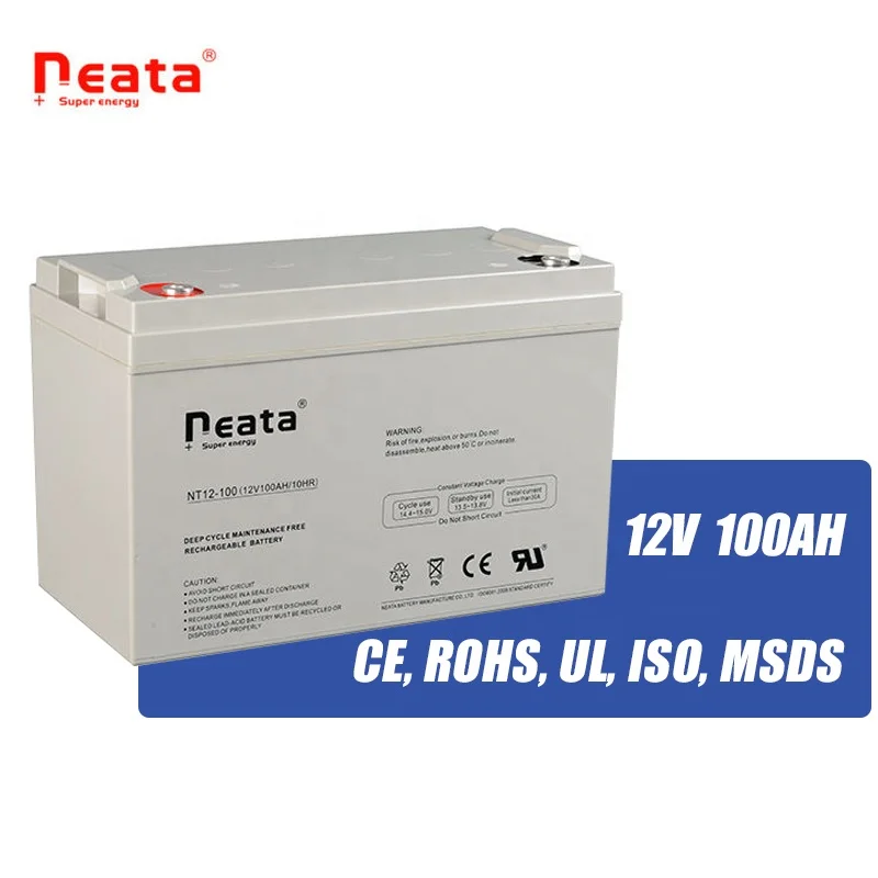 MF 12V 100Ah AGM GEL 12v Solar Battery Deep Cycle Storage Battery