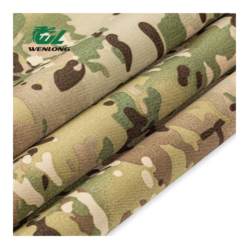 RTS 1000D PU Coated Camouflage Waterproof Oxford Fabric Anti Tearing 100%Poly ATY Cordura CP