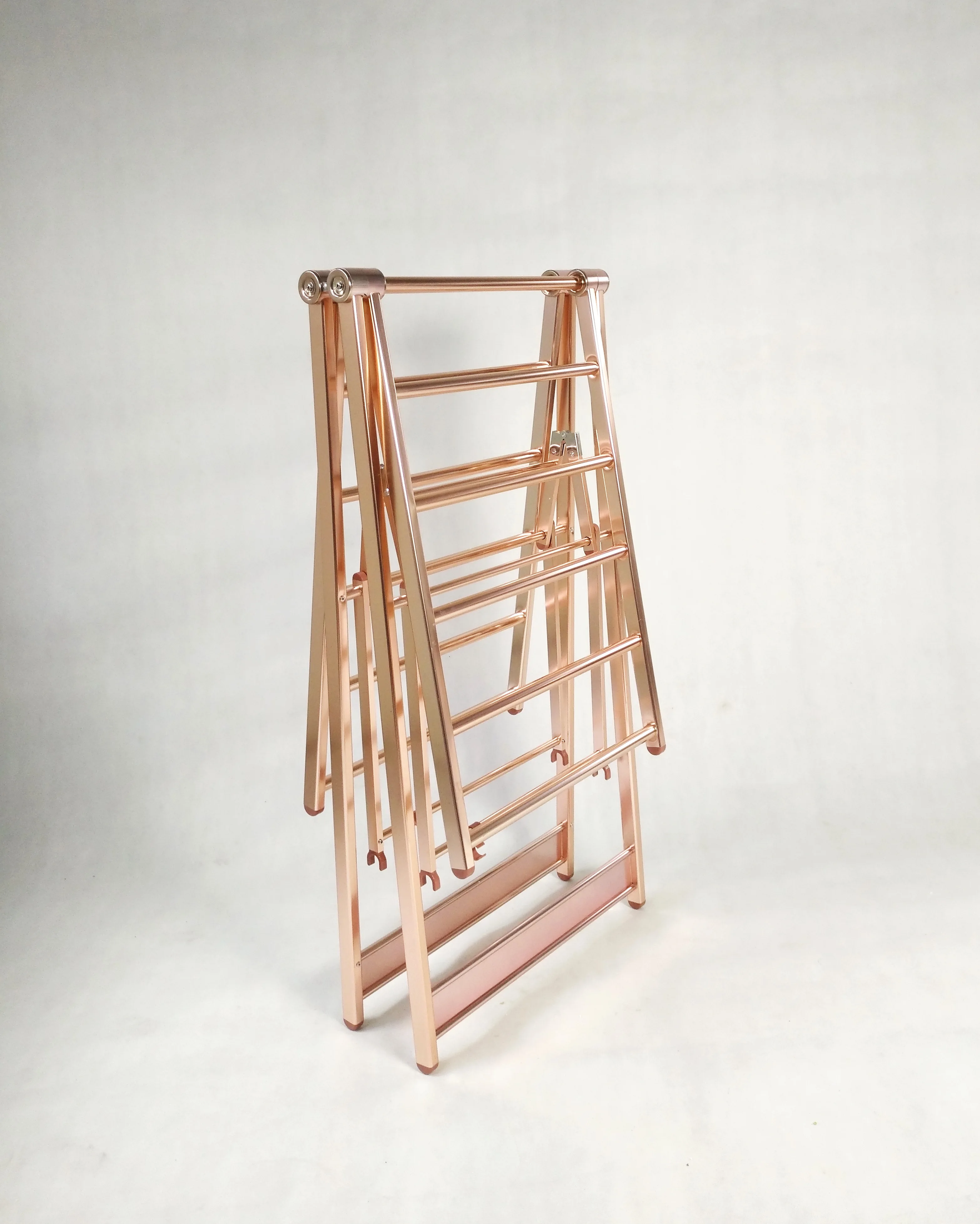 AL-8019C-1.3  Aluminum Alloy Foldable Hanger Clothes Drying Rack Cloth Dryer Stand Folding Garment Laundry Rack