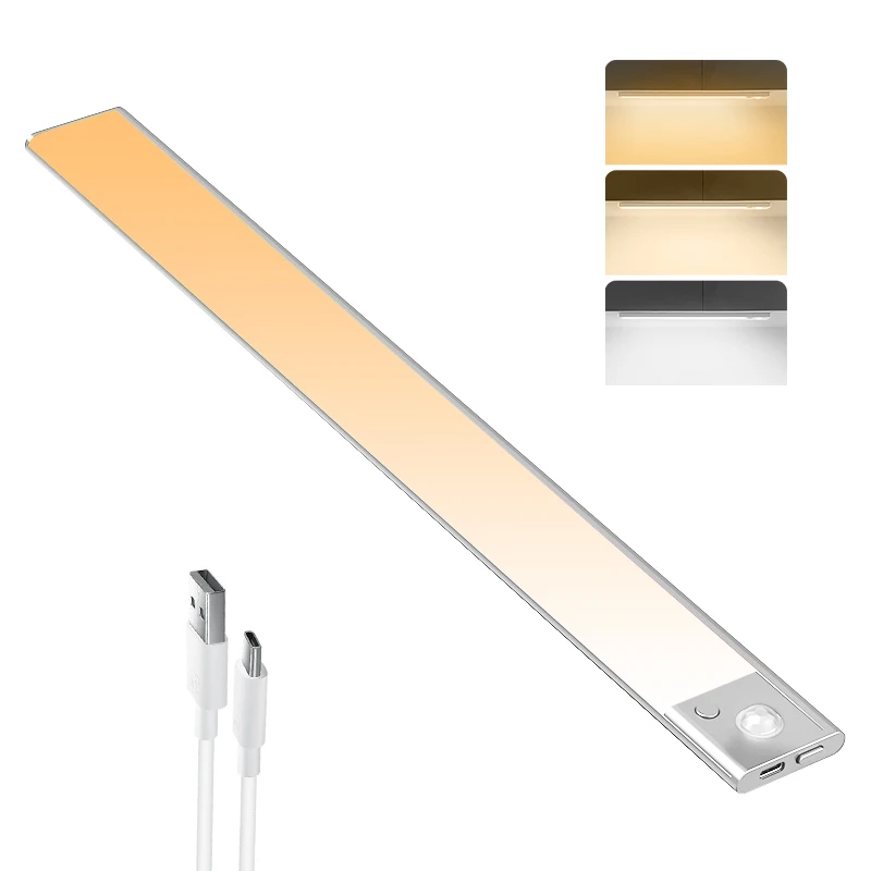 3 Color Temps Motion Activated Cabinet Light Strong Adhesive Wireless Inside Cabinet Lighting