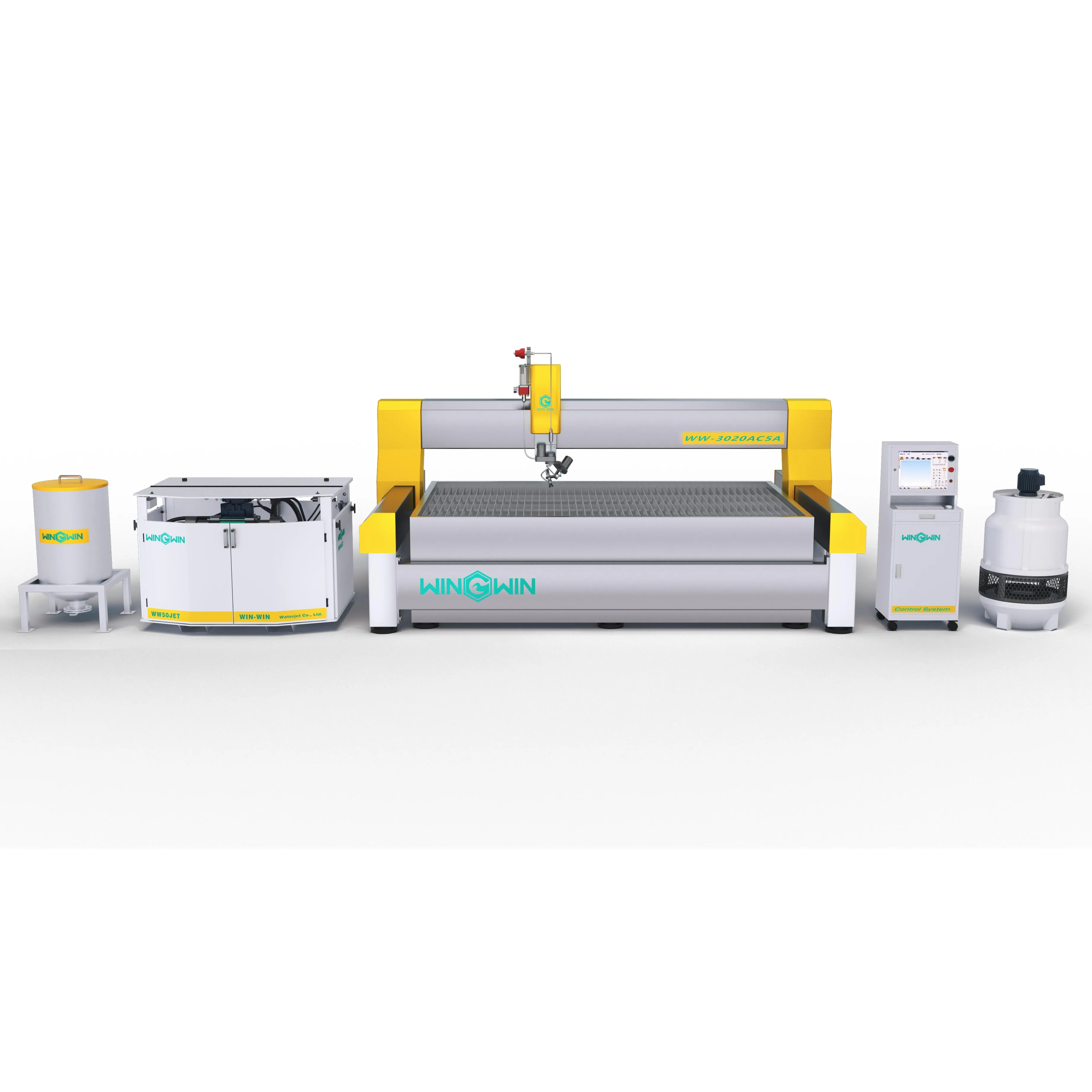 latest technology 5 axis ceramic water jet cutting machine CNC waterjet cutter