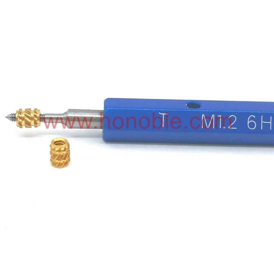 Маленькие Мини-вставки вставки MTEC резьбовые латунные M1.0 M1.2 M1.6