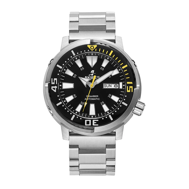 200m Waterproof NH36 Mechanical Watches Tuna Stainless Steel Case Luxury Brand Men Automatic Diver Watch