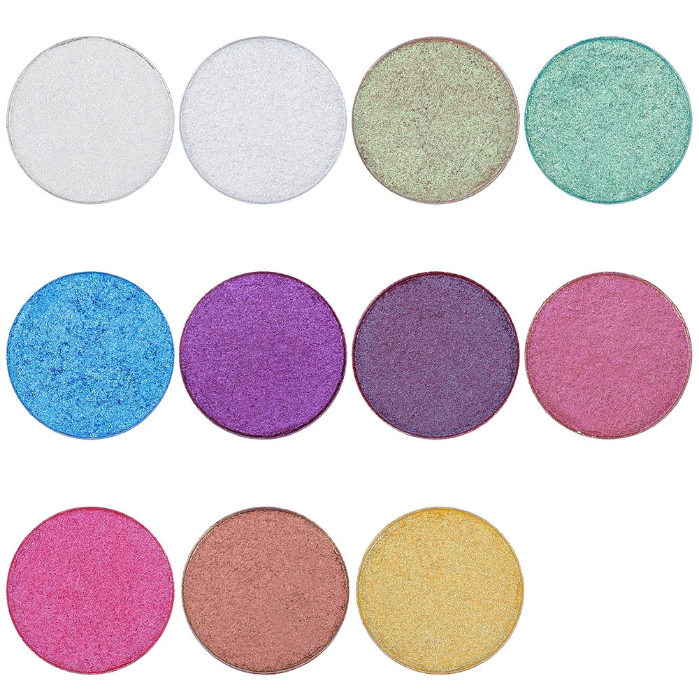 Private Label DIY Vegan Eyeshadow Chameleon Metallic Luminous Finish Single Eyeshado chrome eye shadow