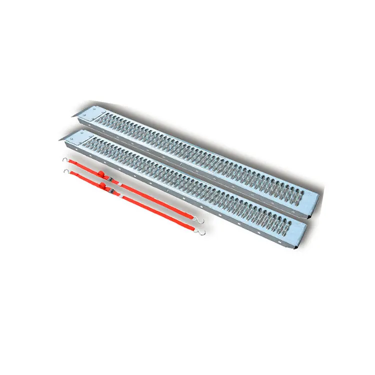 Truck Trailer Folding Bike Unload Motorcycle Loading Car Steel Ramp