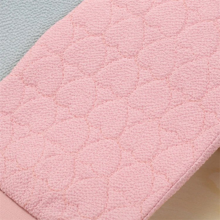 OEM/ODM Custom Logo Bathroom Products Bath Exfoliating Glove Scrubber Natural Exfoliator Gloves For Dead Skin Viscose Scrub Mitt