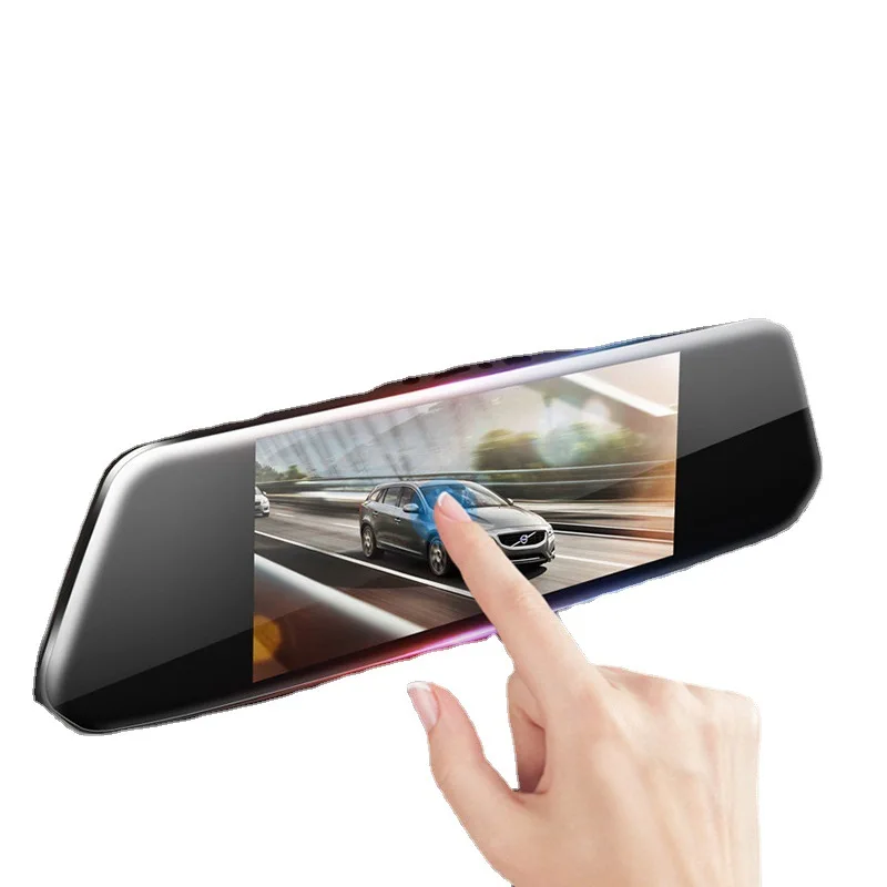 Digital Video Recorder Rear View Mirror Dual Lens 4.3 inch Car Camera Recording DVR