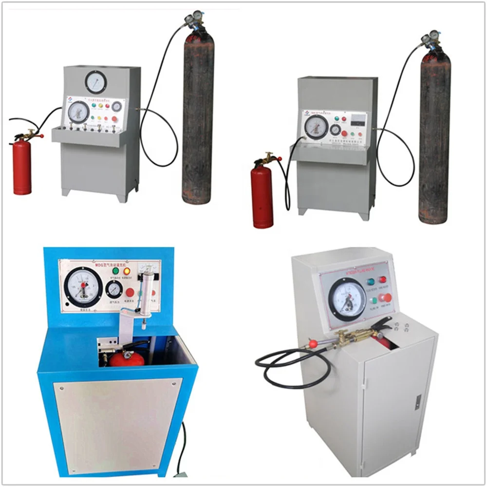 best quality, factory sales, fire extinguisher nitrogen refill machine recharging machine