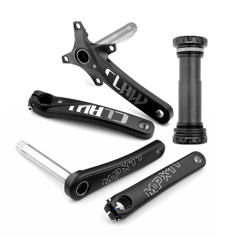 PROWHEEL Snow Bike 170mm Crankset Axis 176/192mm Fat Bike Crank Arm Bottom Bracket BB 100/120 Bicycle Parts