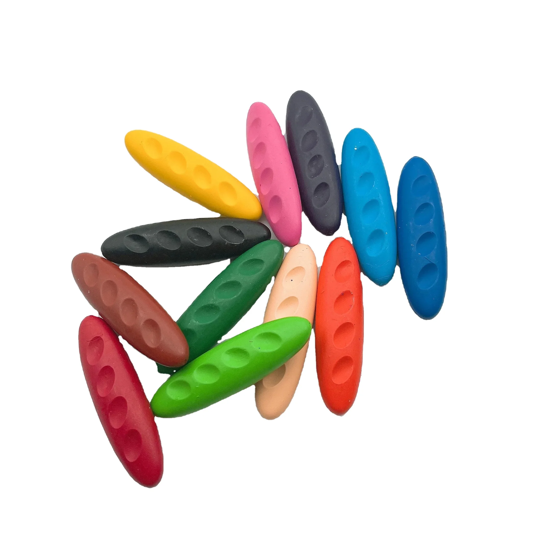 12Colors Non-Toxic Washable Safe peanut Crayons