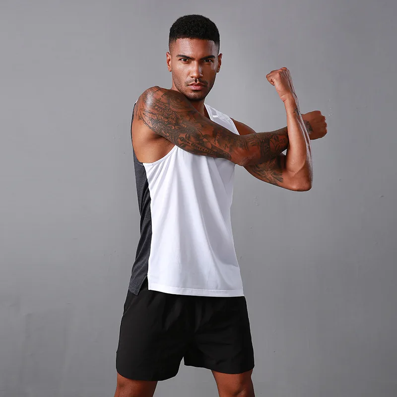 Custom Logo Fitness Clothing Plain Bodybuilding Gym Sport Running Workout Tank Top For Men