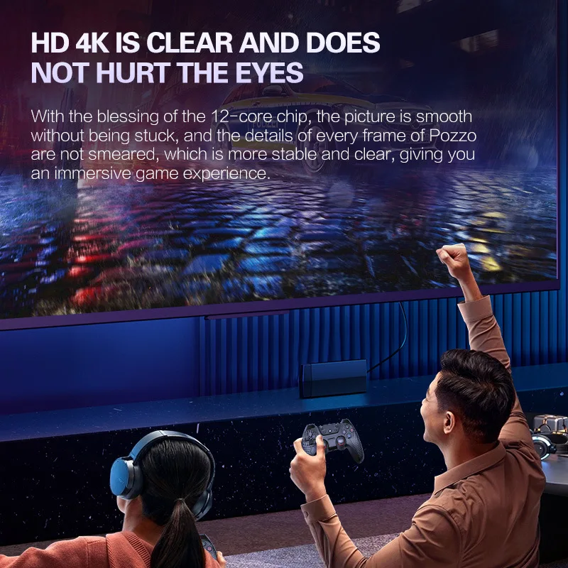 Wholesale TV Game Console H10 Aluminum Alloy Two-Person Handle Mini Handheld Video Home Game Console 20000 Models 2.4G Wireless