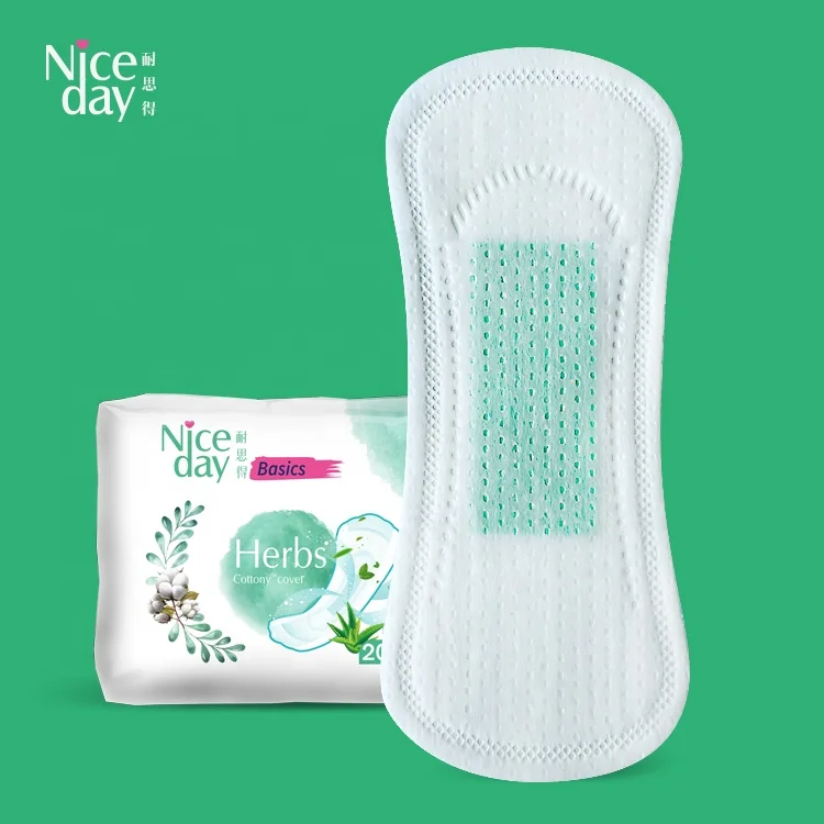 Detox cool mint freshing aloe vera soft  panty liners