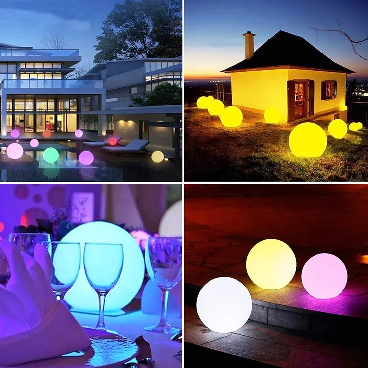 Battery Powered IP65 Waterproof UV 8 LED Globes Pool Lights