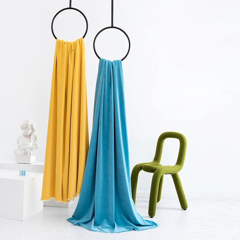 2022 Super Soft Home Decor Room Darker Curtains for Living Room Thermal Insulated Baby Velvet Drapes