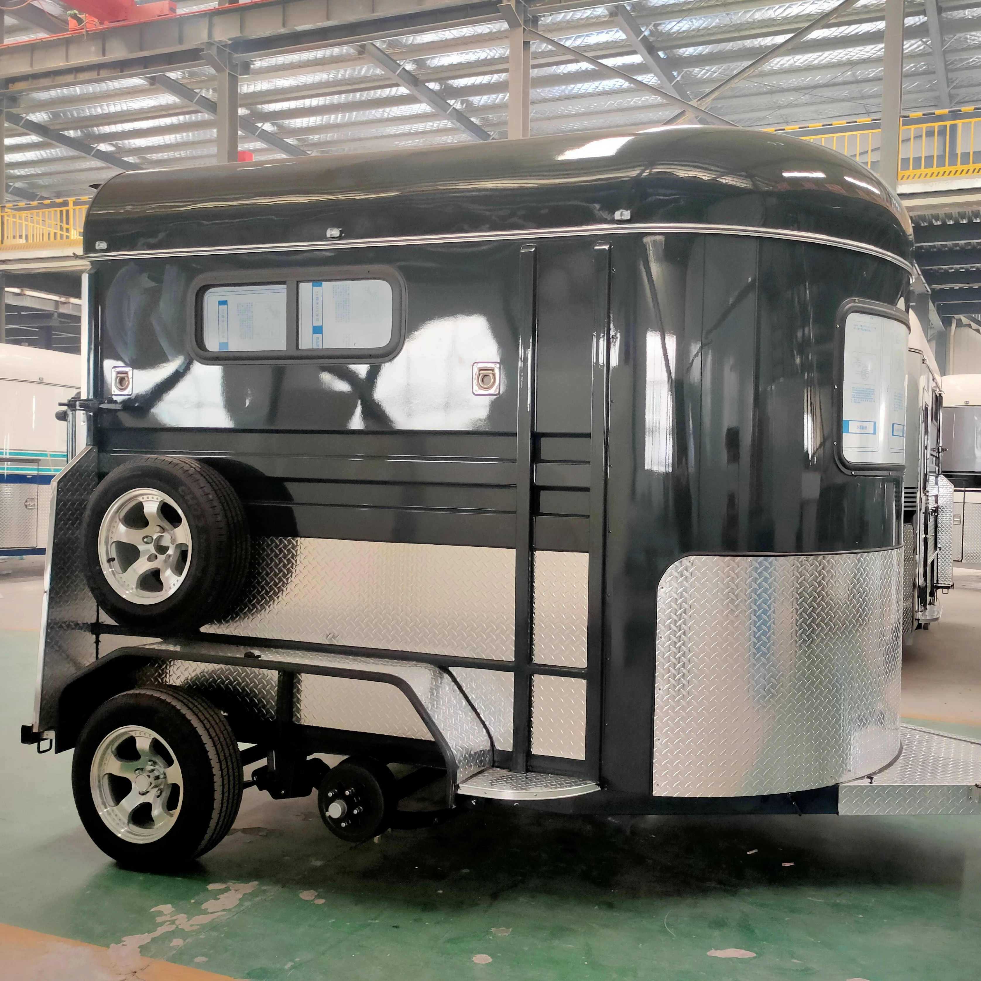 2 horse straight load float standard horse trailer