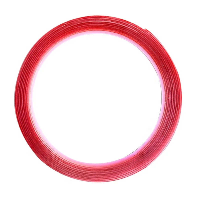 3M Transparent strong adhesive double-sided tape Ultra-thin PET seamless removable double-sided tape width 6/10mm