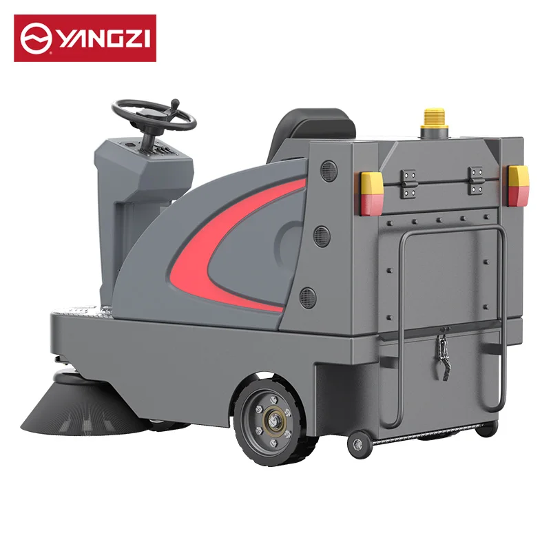 Yangzi S6 Concrete Street Road Sweeper Driving Electric Floor Scrubber Sweeper Cleaning Equipment