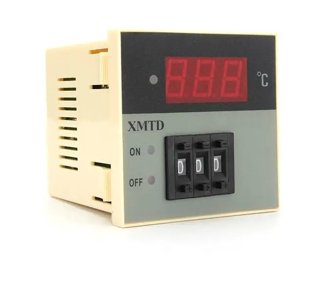 XMTD-2001 PID Digital Display Temperature Controller  K E PT100 Thermocouple 220AC 75*75mm