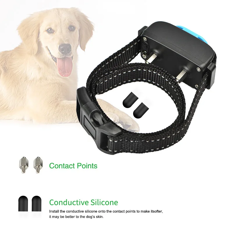 
Factory wholesale dog collar no bark training dog collar with remote waterproof 