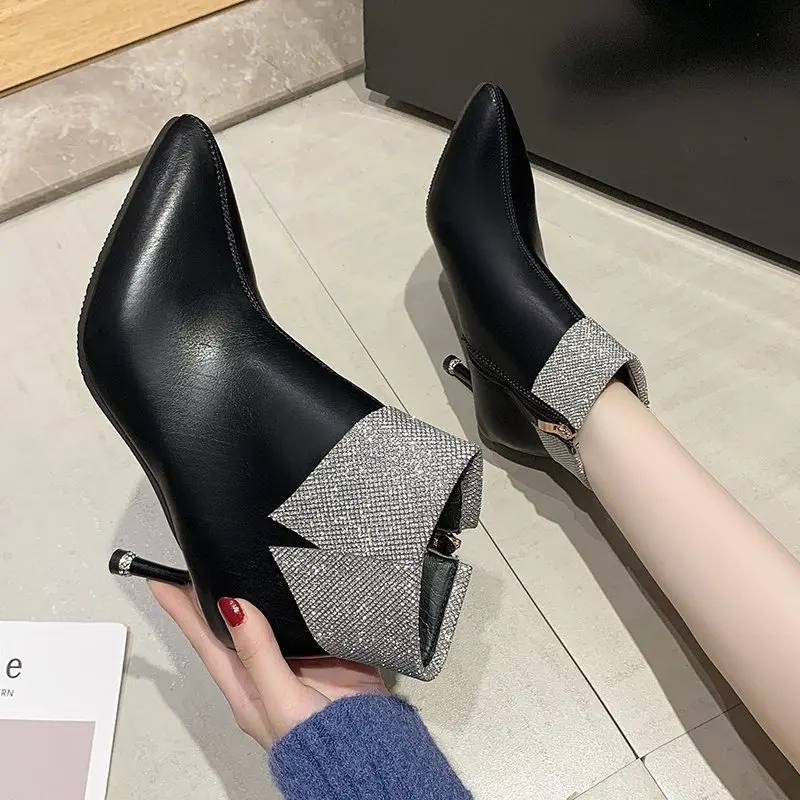Women Pumps Shoes High Heels Sexy Pointed Toe Pumps Wedding Shoes