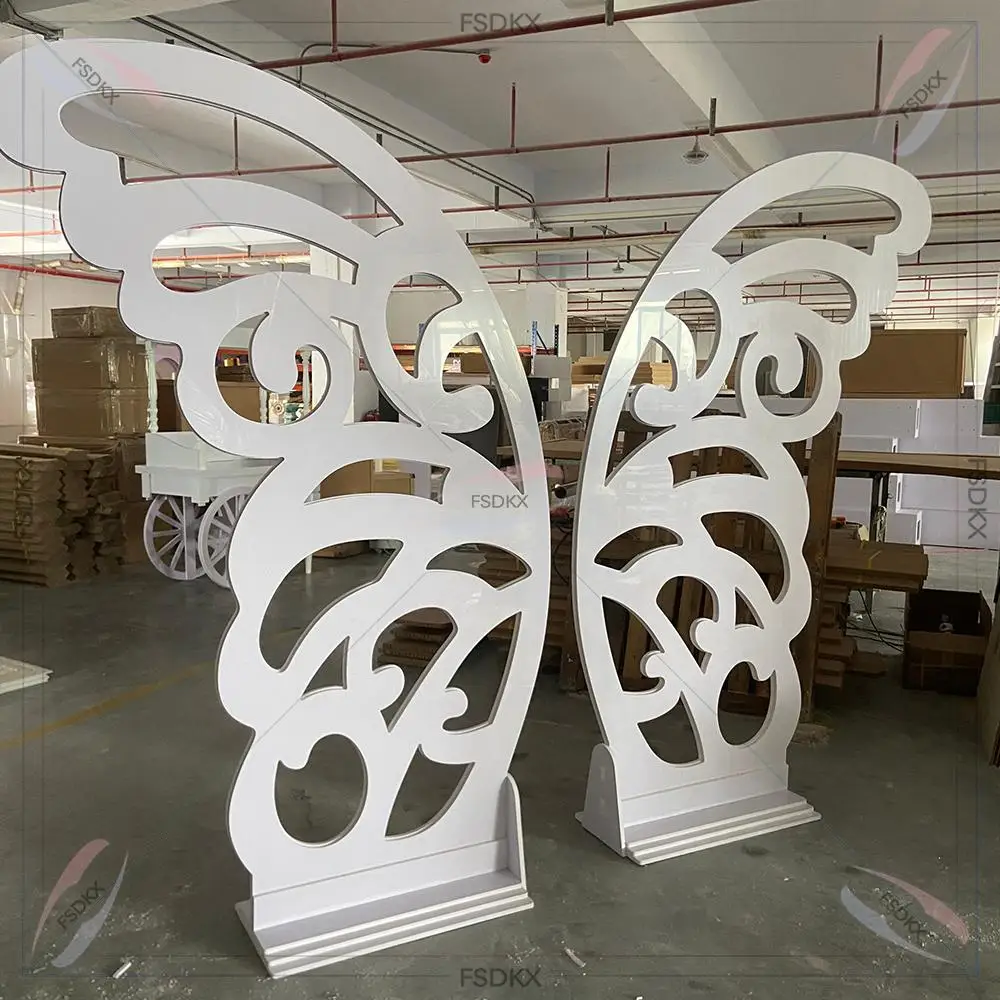 New Design Acrylic Backdrop Butterfly Backdrop For Wedding Party Events Decor