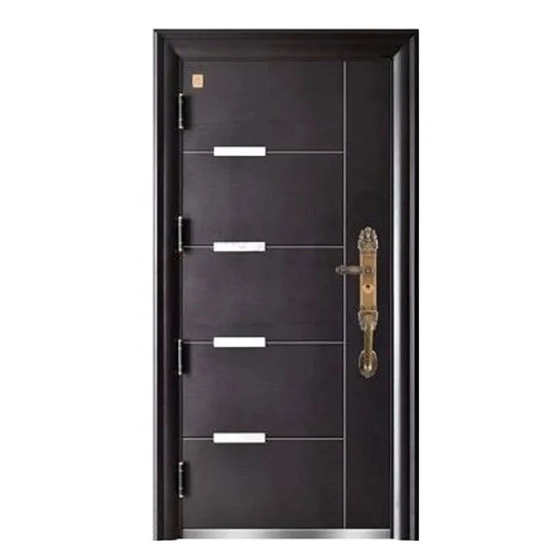 Latest design used exterior main entrance steel door design front door 