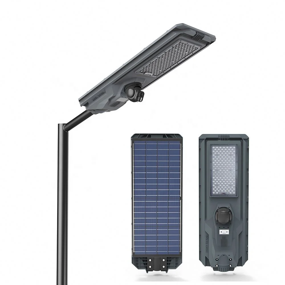 Shingel Remote Monitoring All In One Smd 3030 Solar Led Road Street Light With Remote Control Wifi Sensing