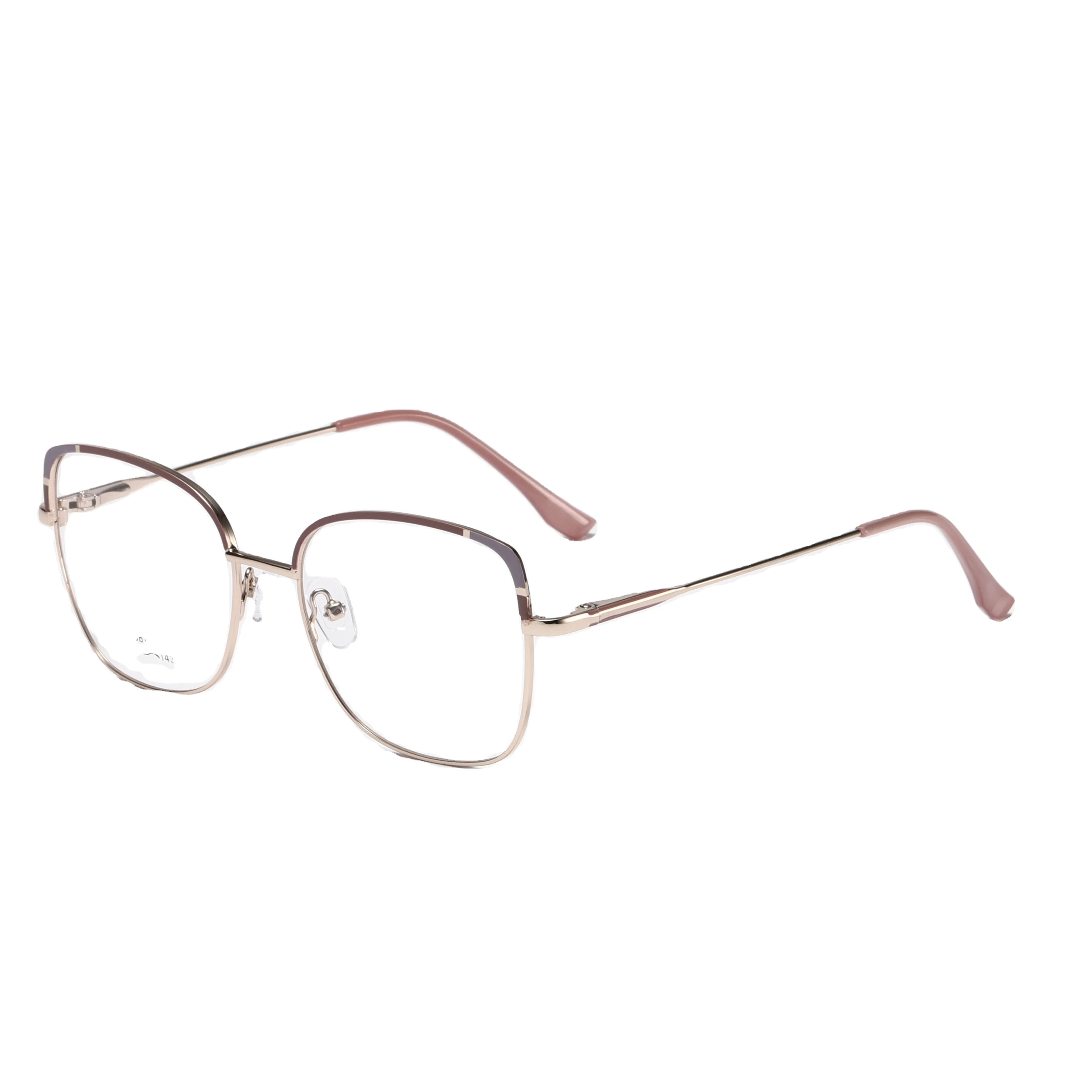Top Quality Handmade Designer Retro Computer Glasses Unisex Titanium Metal Eyewear Optical Frames Resin Alloy Standard Square